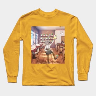 Bunny the waiter Long Sleeve T-Shirt